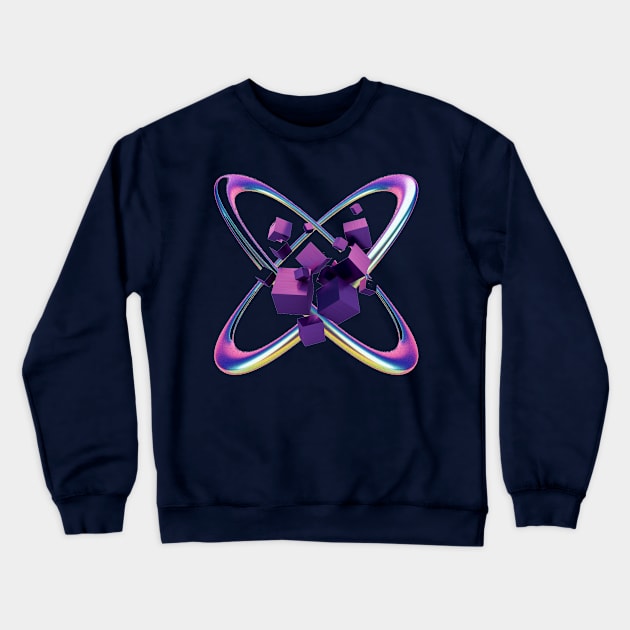 Dimension Design Crewneck Sweatshirt by Imagination